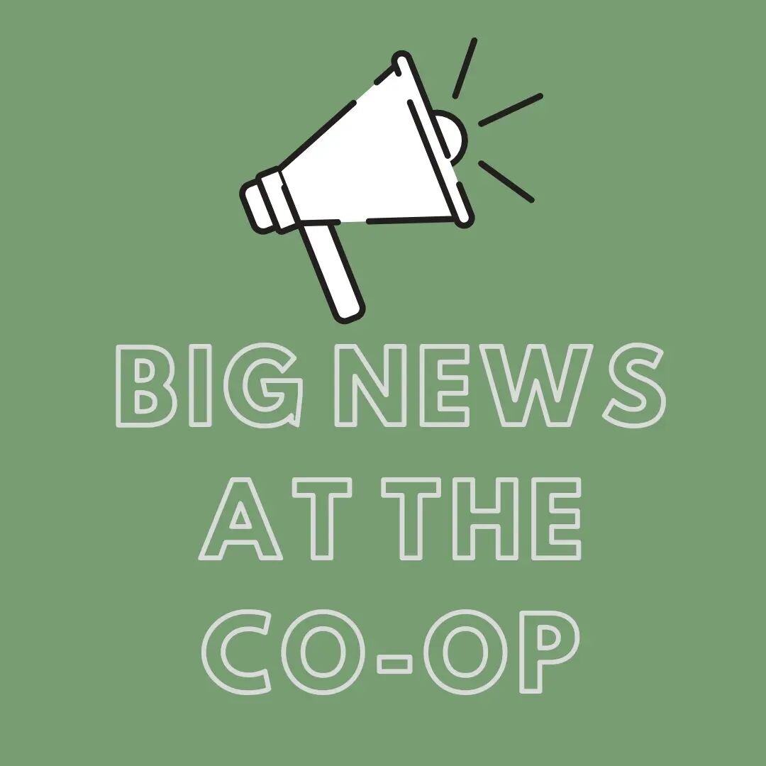 📣🚨 BIG NEWS!! 🚨📣
We are going to be doing a remodel here at the Natural Food Co-op.
We will be CLOSED March 10-13th as we prepare for the store remodel.
We will reopen March 14th with limited hours. Monday-Friday we will be open from 9-5 and S