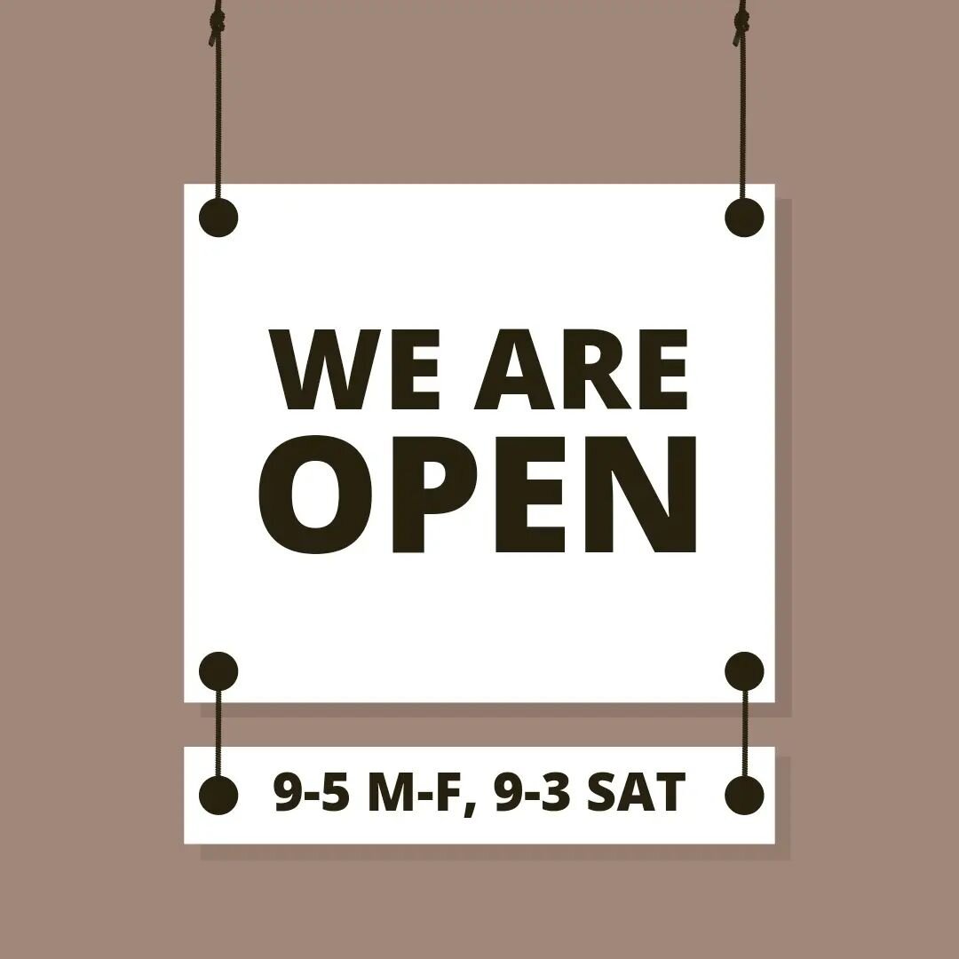 Come visit us! 😊
Any purchase made during the remodel is entered to win a prize!
Reminder- please use back door! There is 2 parking spots at the back door. 
We will close at 5 during the remodel during the week days.